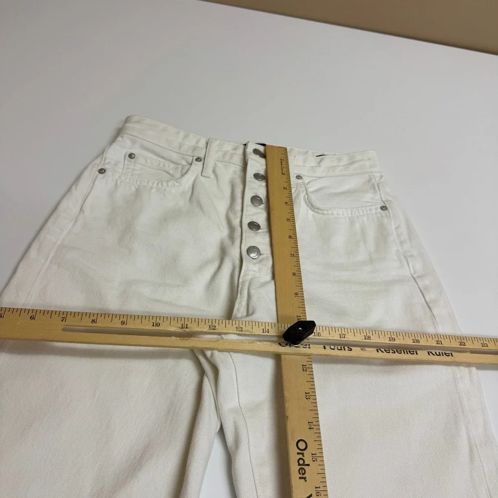 WE‎ WORE WHAT by JOEs Jeans Womens 26 White Danielle High Rise Vintage Straight